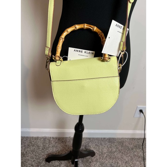 Anne Klein Mini Bamboo Top Handle Detachable Adjustable Crossbody - Picture 5 of 8